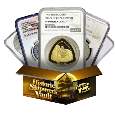Online Mystery Box - Historic Shipwreck Vault | Hapabox